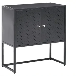 Beliani Büroschränke RAKAIA in Schwarz - (W) 72 x (H) 75 x (L) 35 cm günstig kaufen | limango Mega-Angebot