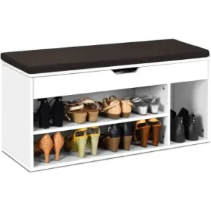 Sofort Bestellen COSTWAY Schuhbank mit Sitzfläche in Weiß günstig kaufen | limango