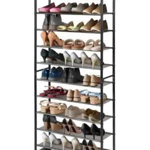 Preiswert COSTWAY Schuhregal für 30 Paar Schuhe in Schwarz günstig kaufen | limango