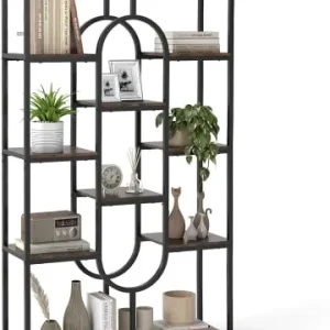 COSTWAY 5-stöckig Bücherregal in Braun günstig kaufen | limango Wochenendangebot