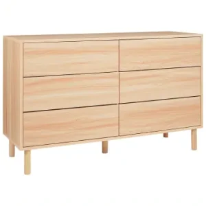 Begrenztes Angebot Beliani Kommode SHARPE in Braun - (W) 120 x (H) 74 x (L) 40 cm günstig kaufen | limango