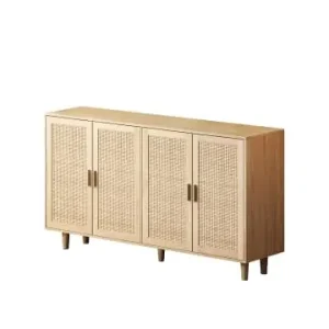 ABRIHOME 158 cm Sideboard mit Rattan Deko in Natur günstig kaufen | limango Sonderaktion