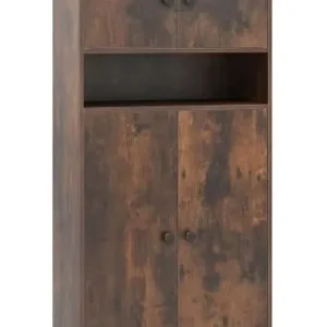 COSTWAY Bücherschrank 54 x 30 x 111 cm in Braun günstig kaufen | limango Kostenloser Versand
