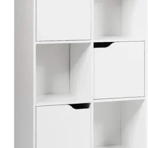 Nur Heute COSTWAY Bücherregal 6 Fächer in Weiß günstig kaufen | limango