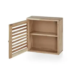 Sale relaxdays Wandschrank in Natur - (B)42 x (H)42 x (T)18 cm günstig kaufen | limango