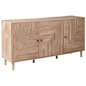 Beliani Sideboard RONGE in Braun - (W) 150 x (H) 75 x (L) 40 cm günstig kaufen | limango Neu