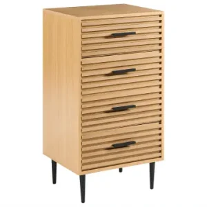 Direktkauf Beliani Kommode KEITH in Braun - (W) 48 x (H) 90 x (L) 40 cm günstig kaufen | limango