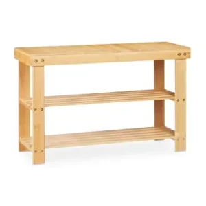 Begrenztes Angebot relaxdays Schuhregal in Natur - (B)70 x (H)45 x (T)28 cm günstig kaufen | limango