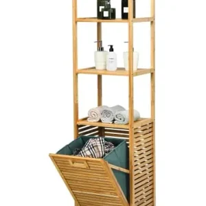 Echt COSTWAY 2 in 1 Badezimmerregal in Beige günstig kaufen | limango