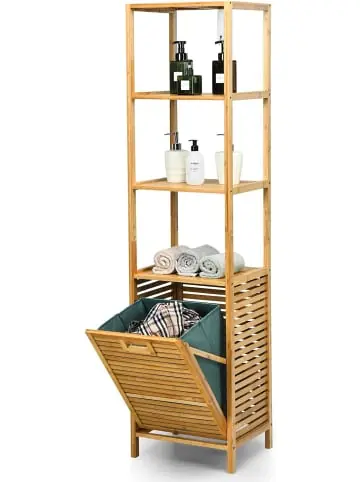 Echt COSTWAY 2 in 1 Badezimmerregal in Beige günstig kaufen | limango