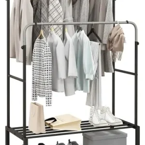 COSTWAY Kleiderständer 108x50x125cm in Silber günstig kaufen | limango Preisknaller