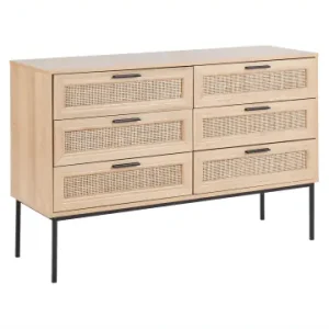 Beliani Kommode PASCO in Braun/Schwarz - (W) 120 x (H) 77 x (L) 40 cm günstig kaufen | limango Neue Ware