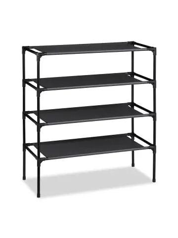 relaxdays Schuhregal in Schwarz - (B)62 x (H)68 x (T)28 cm günstig kaufen | limango Sofort Bestellen
