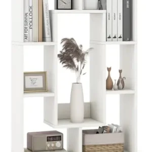 Online Kaufen COSTWAY Bücherregal mit 7 Fächern in Weiß günstig kaufen | limango