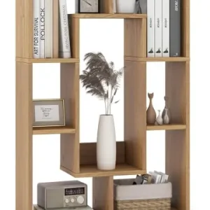 COSTWAY Bücherregal mit 7 Fächern in Hellbraun günstig kaufen | limango Zertifiziert