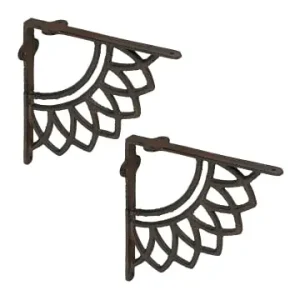 relaxdays 2 x Regalträger in Braun günstig kaufen | limango Zertifiziert