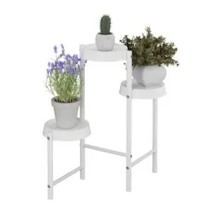 Abverkauf relaxdays Pflanzenständer in Weiß - (B)55 x(H)61 x (T)30 cm günstig kaufen | limango