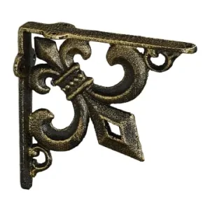 relaxdays 2x Regalwinkel Lilien Ornamen in Bronze günstig kaufen | limango Top-Seller