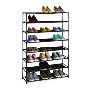 Highlight relaxdays Schuhregal in Schwarz - (B)83 x (H)124 x (T)28 cm günstig kaufen | limango