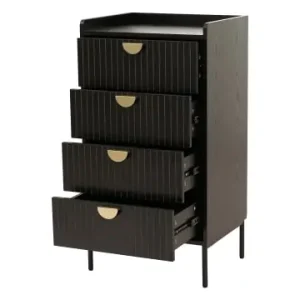 Saisonangebot MCW Kommode O39, Holzoptik schwarz günstig kaufen | limango