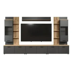 Online Kaufen ebuy24 Regalsystem Baggio Antrazit 360 x 40 cm günstig kaufen | limango