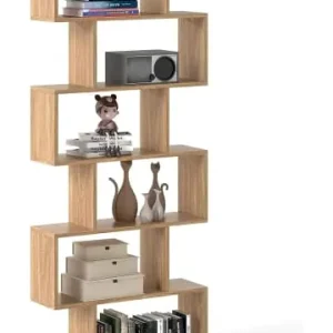 COSTWAY Bücherregal 6 Ebenen 192cm in Hellbraun günstig kaufen | limango Letzte Chance