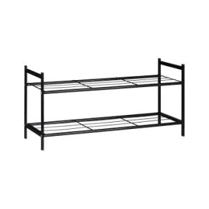 relaxdays Schuhregal 6 Paar in Schwarz günstig kaufen | limango Schnäppchen