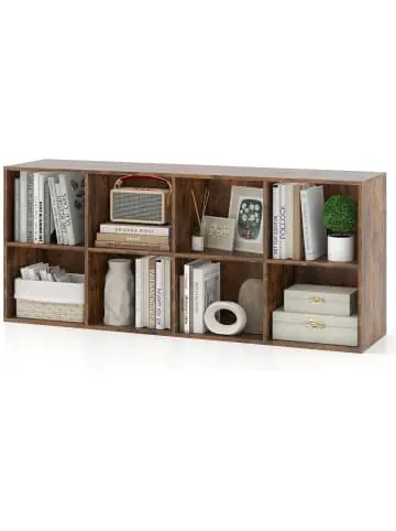Mega-Angebot COSTWAY Bücherregal 121,5 x 29 x 61 cm in Braun günstig kaufen | limango