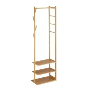 relaxdays Kleiderständer in Natur - (B)49 x (H)164 x (T)28 cm günstig kaufen | limango Aktuell