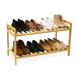 Sonderangebot relaxdays Schuhregal in Natur - (B)69 x (H)40 x (T)27 cm günstig kaufen | limango