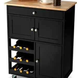 COSTWAY Servierwagen in Schwarz günstig kaufen | limango Sonderangebot