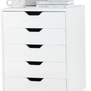 COSTWAY Rollcontainer 5 Schubladen in Weiß günstig kaufen | limango Neue Ware