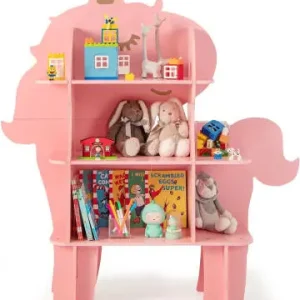 Jetzt Bestellen COSTWAY Kinderregal 3 Ebenen in Rosa günstig kaufen | limango