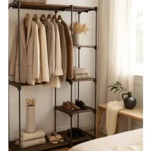 Schneller Versand möbel-direkt Garderobe Sascha in schwarz günstig kaufen | limango