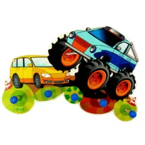Begrenztes Angebot Hess HolzspielzeugGarderobe "Monstertruck" in Bunt günstig kaufen | limango