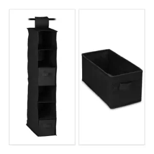 relaxdays Hängeregal in Schwarz - (B)14,5 x (H)82 x (T)30 cm günstig kaufen | limango Top-Preis