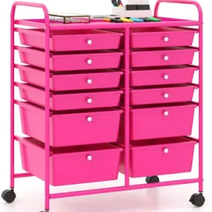 COSTWAY Rollcontainer in Bordeaux günstig kaufen | limango Ausverkauf