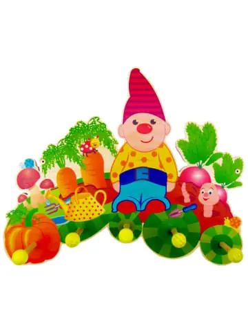 Zertifiziert Hess HolzspielzeugGarderobe "Zwerg" in Bunt günstig kaufen | limango