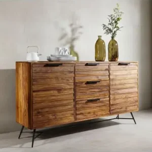 KADIMA DESIGN Design Sideboard NISHAN 160 x 40 x 88 cm Massiv Holz, günstig kaufen | limango Günstig