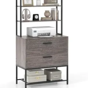 Jetzt Bestellen COSTWAY Aktenschrank Lagerregal 4 Ebenen in Grau günstig kaufen | limango