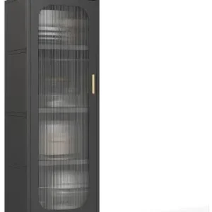 COSTWAY 5-stöckiger Küchenschrank auf Rollen in Schwarz günstig kaufen | limango Sale