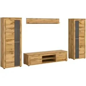 Kostenfreie Lieferung ebuy24 Regal Jam Eiche 310 x 35 cm günstig kaufen | limango