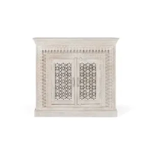 Jetzt Bestellen Giner y Colomer Sideboard aus gealtertem weißem Mangoholz in White günstig kaufen | limango