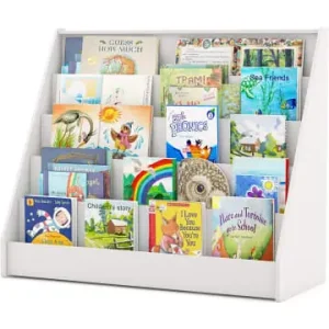 Schneller Versand COSTWAY Kinderregal mit 5 Fächern in Weiß günstig kaufen | limango