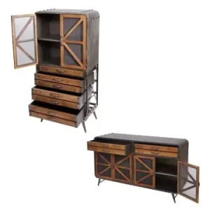 Neu MCW Wohnzimmer-Set F91 Industrial günstig kaufen | limango