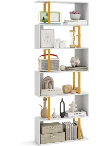 Heißes Angebot COSTWAY Standregal 6 Ebenen 70x24x189cm in Weiß günstig kaufen | limango