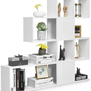 COSTWAY 5-stöckiges Bücherregal in Weiß günstig kaufen | limango Jetzt Kaufen