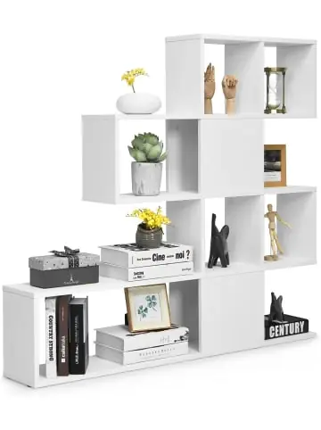 COSTWAY 5-stöckiges Bücherregal in Weiß günstig kaufen | limango Jetzt Kaufen