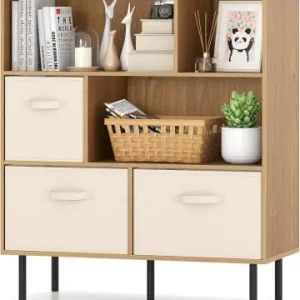 Top-Preis COSTWAY 6-Würfel Bücherregal 90 x 40 x 105 cm in Hellbraun günstig kaufen | limango