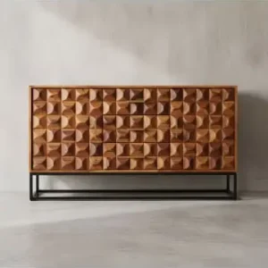 KADIMA DESIGN Sideboard 145x81x45 cm Massivholz / Metall Anrichte, Kommode günstig kaufen | limango Schneller Versand